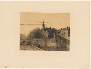 Városkép csatornával alkotó: Jan Weissenbruch