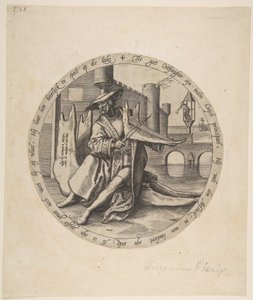 Az állcsonton hegedűlő gazdag ember, kb. 1568.