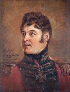 Sir Colin Halkett tábornok, brit katona portréja, 1821.