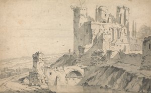 Romos kastély a folyón alkotó: Jan Wyck
