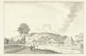 Daff kastély, a Meuse mentén, Namur felett alkotó: Jan de Beijer
