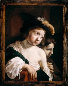 Két fiú csoportja alkotó: Jan de Bray
