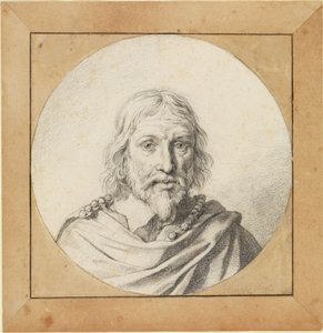 Idős férfi mellképe szemből (kör alakban) alkotó: Jan de Bray