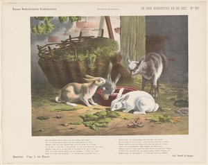 A három nyuszi és a kecske (cím a tárgyon) Új holland gyereknyomatok (sorozatcím a tárgyon) Funke nyomatai (sorozat címe az objektumon)