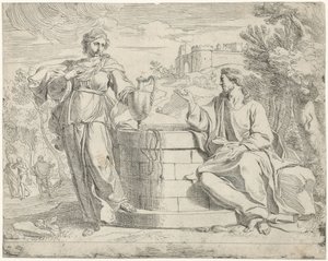 Krisztus és a szamaritánus asszony alkotó: Jan de Pape (rejected attribution)