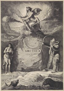 Sarkvidéki táj Arctica (cím az objektumon) alkotó: Jan de Visscher (rejected attribution)