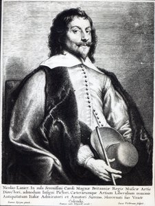 Nicholas Lanier, Lucas Vostermans metszet (metszet) alkotó: Jan the Elder (after) Lievens