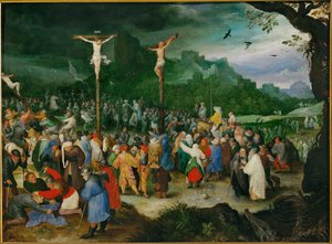 Crucifixion (festmény rézre) alkotó: Jan the Elder Brueghel