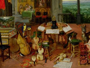 Meghallgatás, 1617 (az 55898 részlete) alkotó: Jan the Elder Brueghel