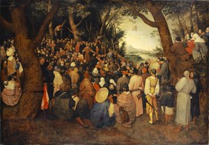 Keresztelő Szent János prédikációja, 1598 körül alkotó: Jan the Elder Brueghel