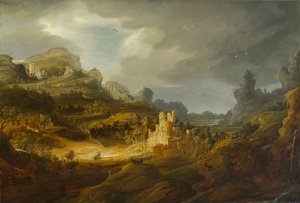 Fantasztikus táj, 1643-1645 körül (olaj, bölcsős panel)