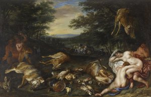 Diana és nimfái a vadászat után, 1630-39