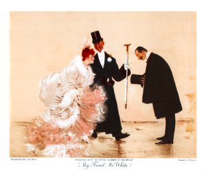 Barátom, Mr. White, 1870-1920. alkotó: Jan van Beers