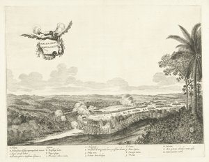Gevechten bij Porto Calvo, 1637 Csata a Bald Harbor közelében (cím a tárgyon) alkotó: Jan van Brosterhuyzen