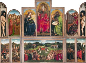 Genti oltárkép alkotó: Jan van Eyck