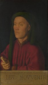 Léal Souvenir hűséges emlékezés, 1432 alkotó: Jan van Eyck