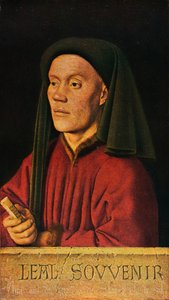 Egy férfi portréja Léal szuvenír, 1432, 1909 alkotó: Jan van Eyck