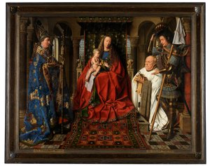 A Szűz és a gyermek Joris van der Paele kanonokkal alkotó: Jan van Eyck