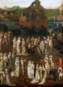 Jó Fülöp és Portugál Izabellával kötött házassága 1430 januárjában alkotó: Jan van Eyck