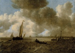 Viharos tengeri táj alkotó: Jan van Goyen