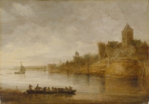 Nijmegen középkori városfalai alkotó: Jan van Goyen