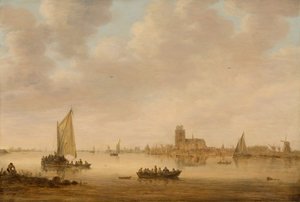 Dordrecht kilátása a Dordtse Kilből, 1644.
