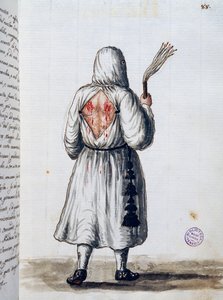 Az 1399-ben északról érkezett battuti testvériség, amelyet Antonio Venier dózse nem fogadott el Velencében, II. kötet, f 88, Giovanni di Grevenbroich vagy Grevenbroich (1731-1807) alkotó: Jan van Grevenbroeck