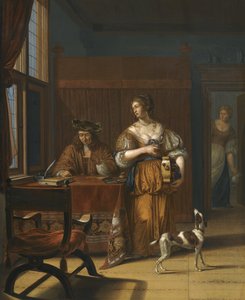 A pénzváltó, 1675