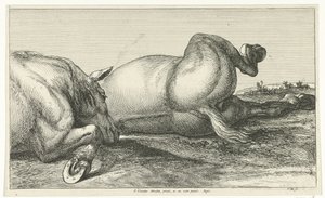 Két elesett ló hever egymás mögött Fallen Horses (sorozat címe)