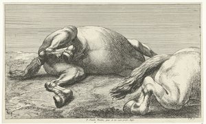 Két elesett ló, a jobb oldalról nézve Dead Horses (sorozat címe)