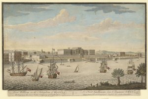 Fort William a Bengáli Királyságban, amely az angliai Kelet-indiai Társasághoz tartozik alkotó: Jan van Ryne