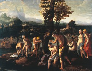 Krisztus keresztsége, Jan van Scorel (1495-1562), olaj, vászon
