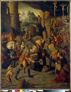 Krisztus szenvedésének epizódja: kálvária alkotó: Jan van Scorel