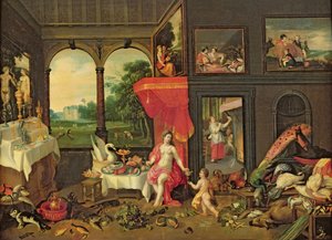 Ízlés allegóriája alkotó: Jan van and Balen, Hendrik van Kessel