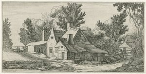 Táj farmokkal alkotó: Jan van de Velde (II) (manner of)