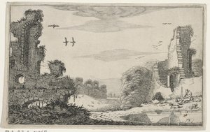 Herder bij een rom Romok (sorozat címe) (sorozat címe) alkotó: Jan van de Velde (II)