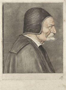 Egy idős férfi mellképe jobbra néz alkotó: Jan van de Velde (IV)