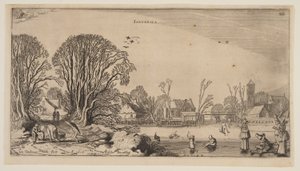 Január, az év tizenkét hónapjából alkotó: Jan van de Velde II