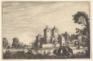A kastély, kb. 1616.