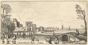 Téli táj alkotó: Jan van de Velde II