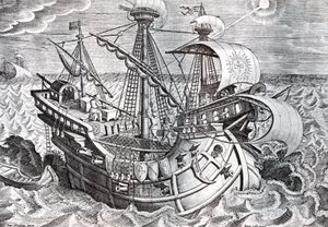 Navigáció alkotó: Jan van der (1523 1605) Straet