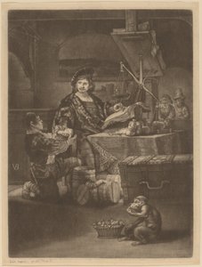 Jan Uytenbogaert alkotó: Jan van der Bruggen after Rembrandt van Rijn