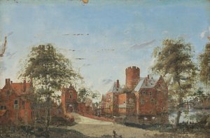 Loenersloot kastély az Angstelen alkotó: Jan van der Heyden (manner of)