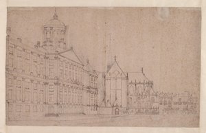 A Gát tér az Új Városházával alkotó: Jan van der Heyden