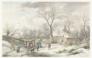 Tél: Gyülekező húshagyókeddre alkotó: Jan van der Meer (II)