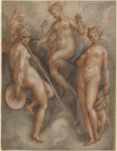 Három istennő: Minerva, Juno és Vénusz