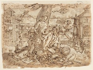 Apollo (levelek) alkotó: Jan van der Straet, called Stradanus