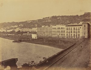 Nápoly, a Hotel des Etrangers ablakából