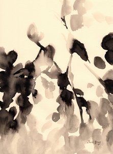 Leaves Abstract in Ink II, 2019 körüli (tinta, papír) alkotó: Janel Bragg