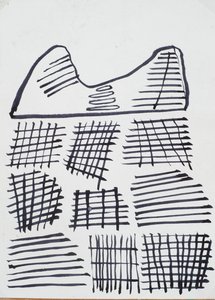 Rajz, 2015 (tintával papírra)